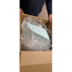 Siva Lugh Lighting Castiel visilica sa tekstilnim abažurom prečnika 40 cm i srebrnim metalnim ramom