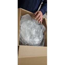 Siva Lugh Lighting Castiel visilica sa tekstilnim abažurom prečnika 40 cm i srebrnim metalnim ramom