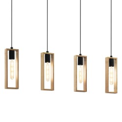 EGLO 49475 Littleton Visilica | Vintage Luster Drvo i Metal