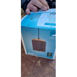 EGLO Albariza 99445 Visilica | Tekstilni Abažur Kapućino i Zlato
