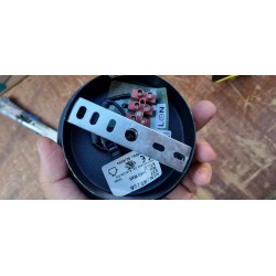 Eglo Carlton 49256 Visilica | Crna i Žuta Metalna Vintage E27