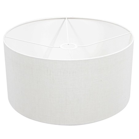 Luksuzni beli platneni abažur sa suptilnom teksturom Steinhauer Prestige Chic K1068 prečnika 40 cm
