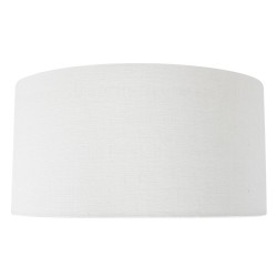 Luksuzni beli platneni abažur sa suptilnom teksturom Steinhauer Prestige Chic K1068 prečnika 40 cm