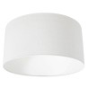 Luksuzni beli platneni abažur sa suptilnom teksturom Steinhauer Prestige Chic K1068 prečnika 40 cm