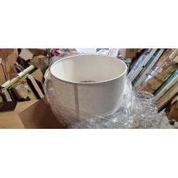 Beli Steinhauer K1068 Prestige Chic tekstilni abažur okruglog oblika, prečnika 40 cm