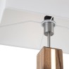 Nemačka luksuzna podna lampa Nino Leuchten Forest od prirodnog hrastovog furnira i tekstila