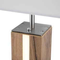 Nemačka luksuzna podna lampa Nino Leuchten Forest od prirodnog hrastovog furnira i tekstila