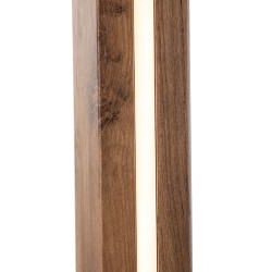 Nemačka luksuzna podna lampa Nino Leuchten Forest od prirodnog hrastovog furnira i tekstila
