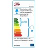 Nemačka luksuzna podna lampa Nino Leuchten Forest od prirodnog hrastovog furnira i tekstila