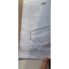 Nino Forest podna lampa sa belim tekstilnim abažurom, delimično masivnim hrastom i srebrnim postoljem