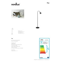 Nordlux Ray mat crni čelik outlet