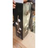 WOFI Dina zlatna LED stona lampa sa tri opalno bele staklene kugle i vertikalnim ramom