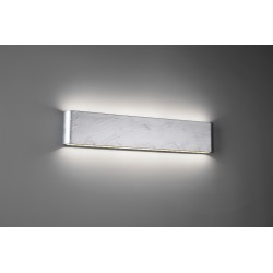 Nemačka spoljašnja zidna LED lampa Trio Thames u boji cinka sa dvostranim svetlosnim snopom