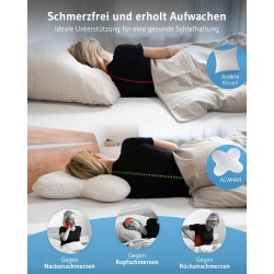 Third of Life Acamar ergonomski jastuk u obliku leptira od visco pene za spavanje na boku