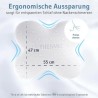 Third of Life Acamar ergonomski jastuk u obliku leptira od visco pene za spavanje na boku