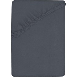 Premium elastični pamučni čaršav antracit boje NatureMark za vodene i BoxSpring krevete outlet