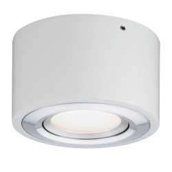 Nemačka nadgradna LED spot lampa Paulmann Argun od brušenog aluminijuma sa nagibom od 50 stepeni