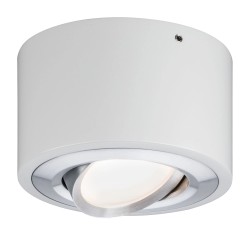 Nemačka nadgradna LED spot lampa Paulmann Argun od brušenog aluminijuma sa nagibom od 50 stepeni