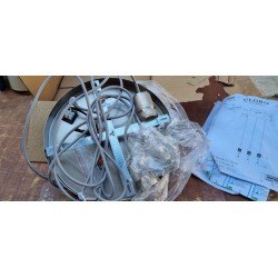 Globo Oliver II Visilica | Srebrni Niklovani Luster | 3xE27 Rasveta