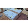 Trio Lugano LED Plafonjera 30cm | Siva Tkanina