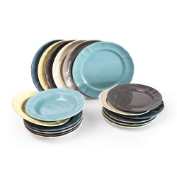 Excelsa Country Chic Set Posuđa, 18 delova-6 Osoba, Keramika | Outlet BGD