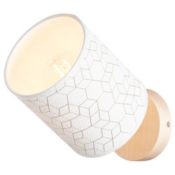 Brilliant Galance Zidna Lampa | Drvo Breze i Tekstil | Outlet Bgd