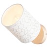 Brilliant Galance Zidna Lampa | Drvo Breze i Tekstil | Outlet Bgd