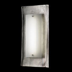 Fischer & Honsel Calais zidna LED lampa antičko srebrna sa opal staklom