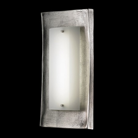 Fischer & Honsel Calais zidna LED lampa antičko srebrna sa opal staklom