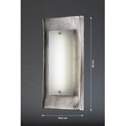 Fischer & Honsel Calais Zidna LED Lampa - Antičko Srebrna | 1100lm
