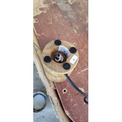 SPOT Light Trabo cilindrična stona lampa od punog borovog drveta sa E27 grlom