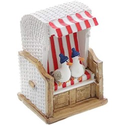 Dragimex Beach Chair kasica sa galebovima 6x6x9 cm outlet