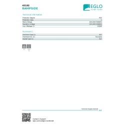 Eglo Rampside 43192 | Vintage Visilica sa Kanapom |Outlet | Sniženo