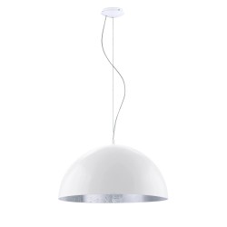 Eglo Gaetano I Visilica Ø53 cm | Bela Srebrna I E27