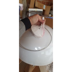 Eglo Gaetano I Visilica Ø53 cm | Bela Srebrna I E27