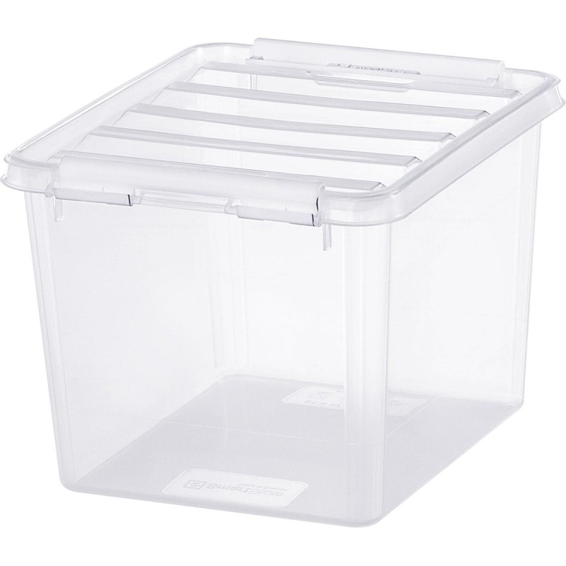 Set od 5 transparentnih SmartStore plastičnih kutija za odlaganje sa kopčama zapremine 3 litra