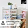 Set od 5 transparentnih SmartStore plastičnih kutija za odlaganje sa kopčama zapremine 3 litra
