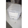 SmartStore Classic 3 set od pet providnih kutija za odlaganje od 3L sa poklopcima i kopčama