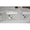 SmartStore Classic 3 set od pet providnih kutija za odlaganje od 3L sa poklopcima i kopčama