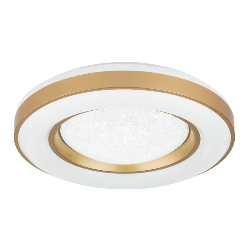 Globo Colla LED plafonjera 50cm zlatni ram sa akrilnim staklom