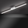 Wofi Clay hromirana linearna LED plafonska lampa dužine 120 cm sa toplom belom svetlošću