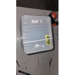 martStore Classic set od 10 providnih kutija za odlaganje 1 L sa poklopcima i belim kopčama