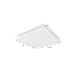 Pametni LED plafonski panel Philips Hue Surimu White and Color Ambiance 60x60 cm