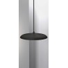 Danska minimalistička crna LED visilica Nordlux Artist 25 sa tekstilnim kablom od 3 metra