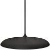 Danska minimalistička crna LED visilica Nordlux Artist 25 sa tekstilnim kablom od 3 metra