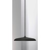 Danska minimalistička crna LED visilica Nordlux Artist 25 sa tekstilnim kablom od 3 metra