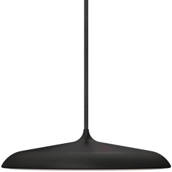 Danska minimalistička crna LED visilica Nordlux Artist 25 sa tekstilnim kablom od 3 metra