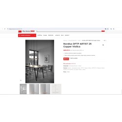 Danska minimalistička crna LED visilica Nordlux Artist 25 sa tekstilnim kablom od 3 metra