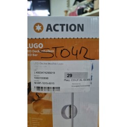 WOFI Action Lugo plafonska LED spot lampa sa dva hromirana usmeriva reflektora i providnim akrilnim detaljima