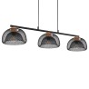 Globo Vitiano 15393-3 Viseća Lampa | Metalna Crna Visilica